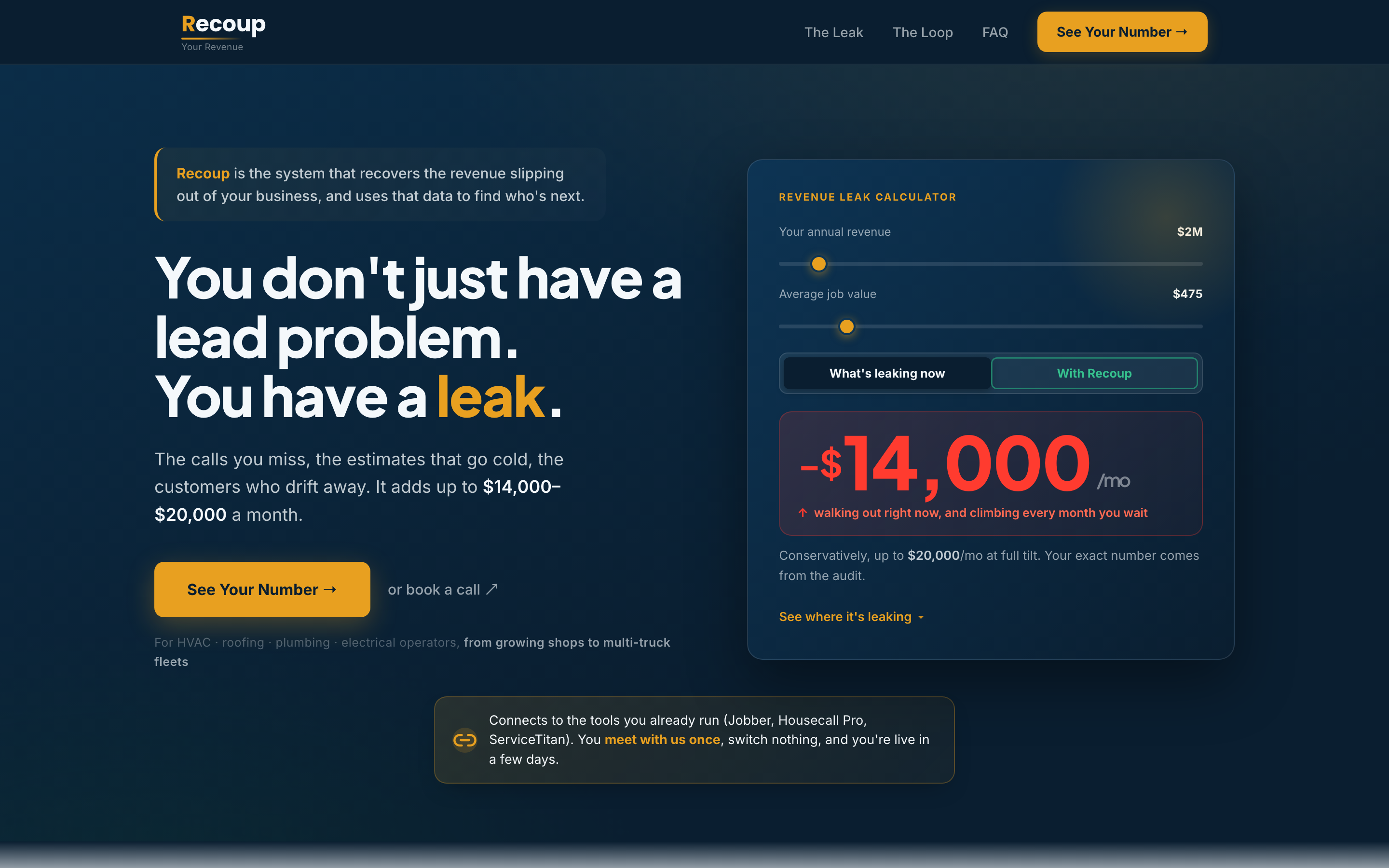 Recoup, founded by Nelson Telemaco